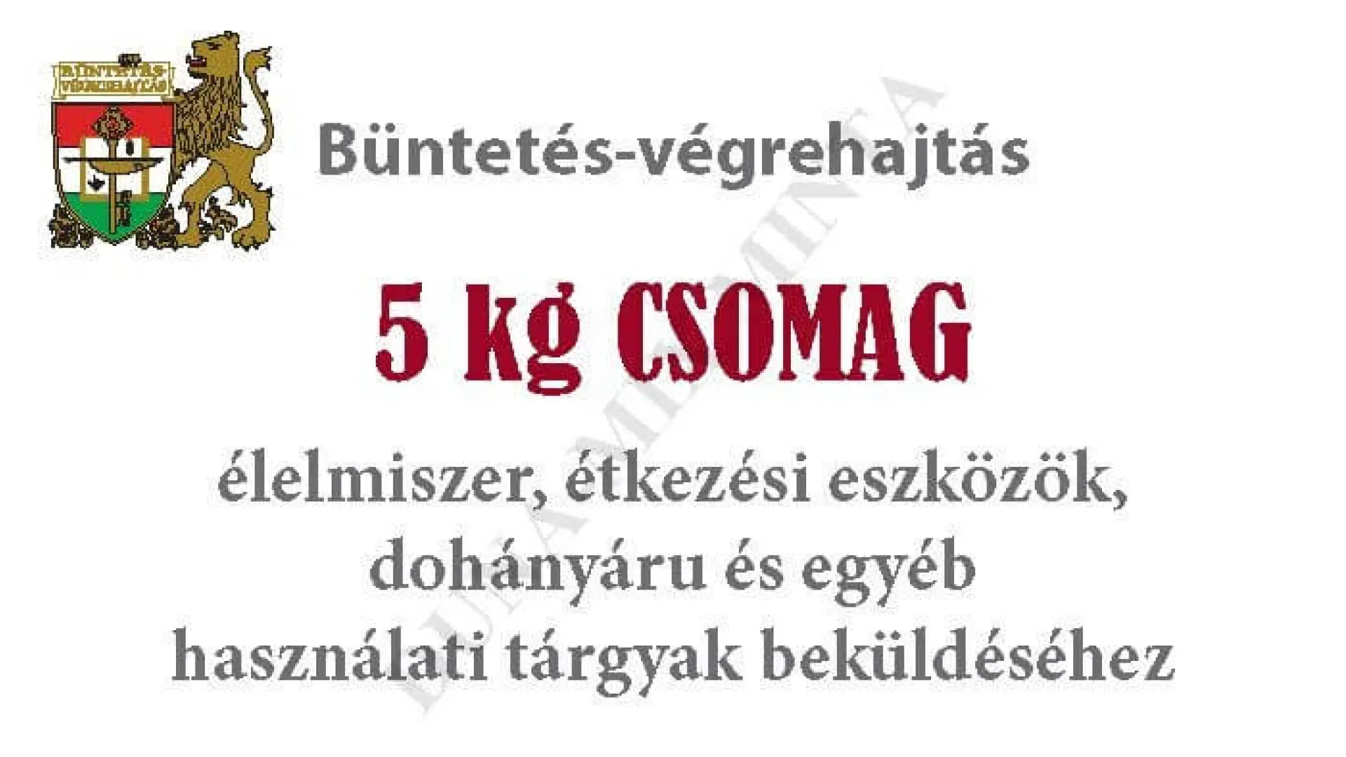 Csomagszelvény általános